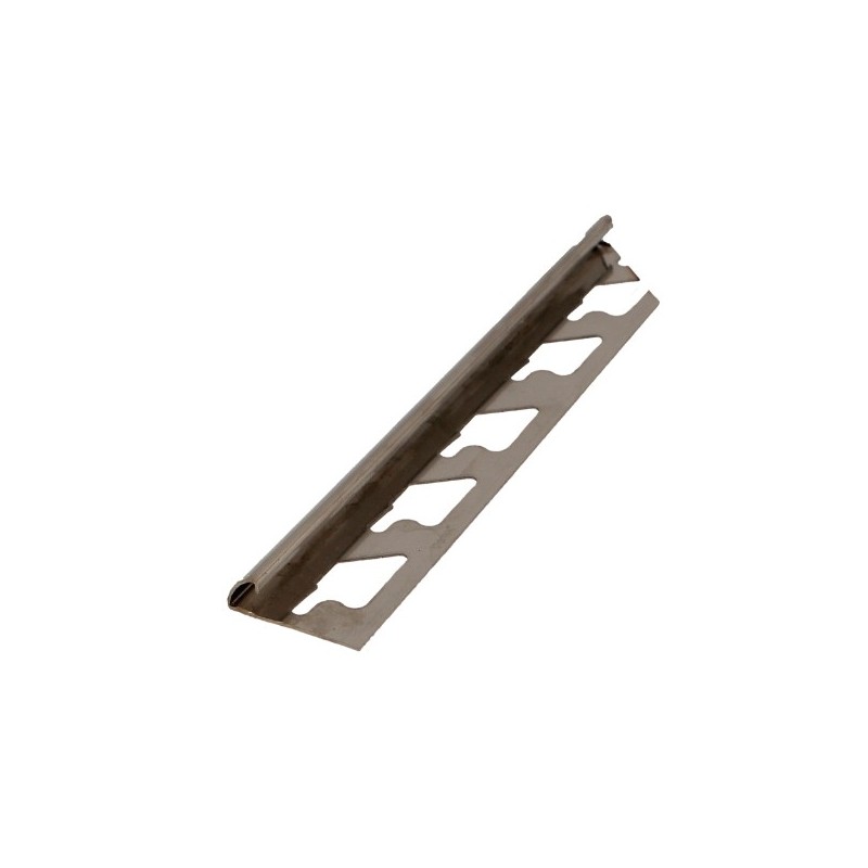AMIG 22433  
 Perfil remate acero inox 18/8 257  
 8 mm  
 Acero inoxidable 18/8  
 Brillo
