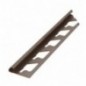 AMIG 22434  
 Perfil remate acero inox 18/8 257  
 10 mm  
 Acero inoxidable 18/8  
 Satinado