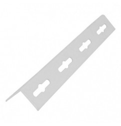 AMIG 22498  
 Ángulo ranurado acero 2040  
 35 x 35 mm  
 Acero  
 Blanco