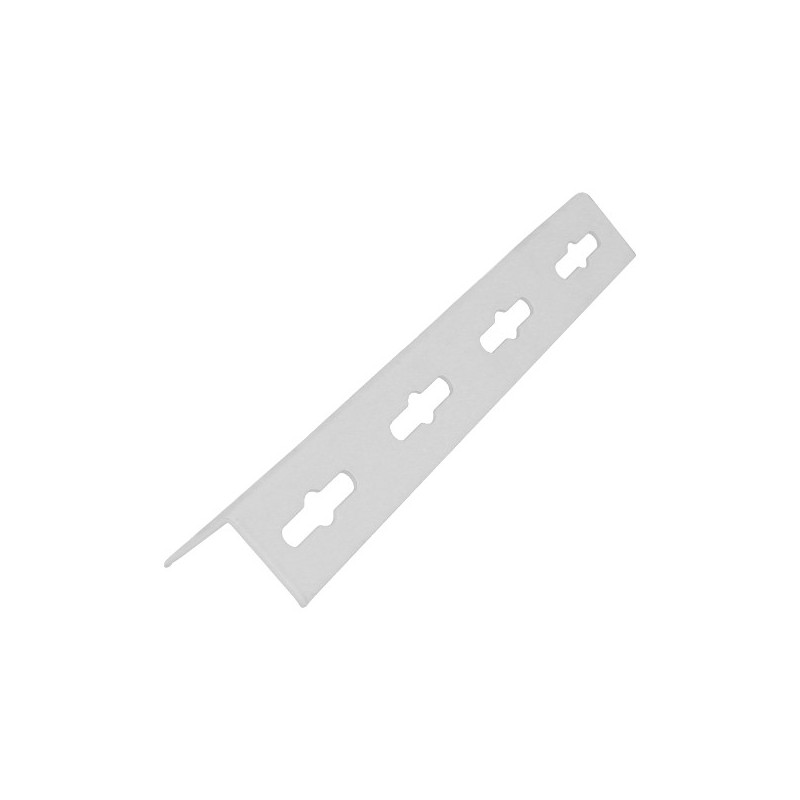AMIG 22498  
 Ángulo ranurado acero 2040  
 35 x 35 mm  
 Acero  
 Blanco