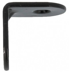 AMIG 22506  
 Ángulo 3  
 20 x 16 x 1,5 mm  
 Acero  
 Negro