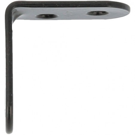 AMIG 22507  
 Ángulo 3  
 30 x 16 x 1,5 mm  
 Acero  
 Negro