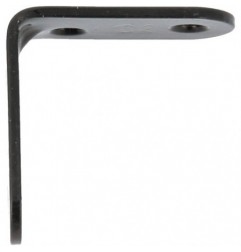 AMIG 22508  
 Ángulo 3  
 40 x 19 x 2 mm  
 Acero  
 Negro