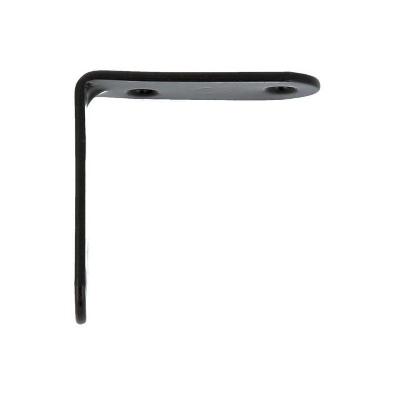 AMIG 22509  
 Ángulo 3  
 50 x 19 x 2 mm  
 Acero  
 Negro