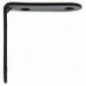 AMIG 22509  
 Ángulo 3  
 50 x 19 x 2 mm  
 Acero  
 Negro