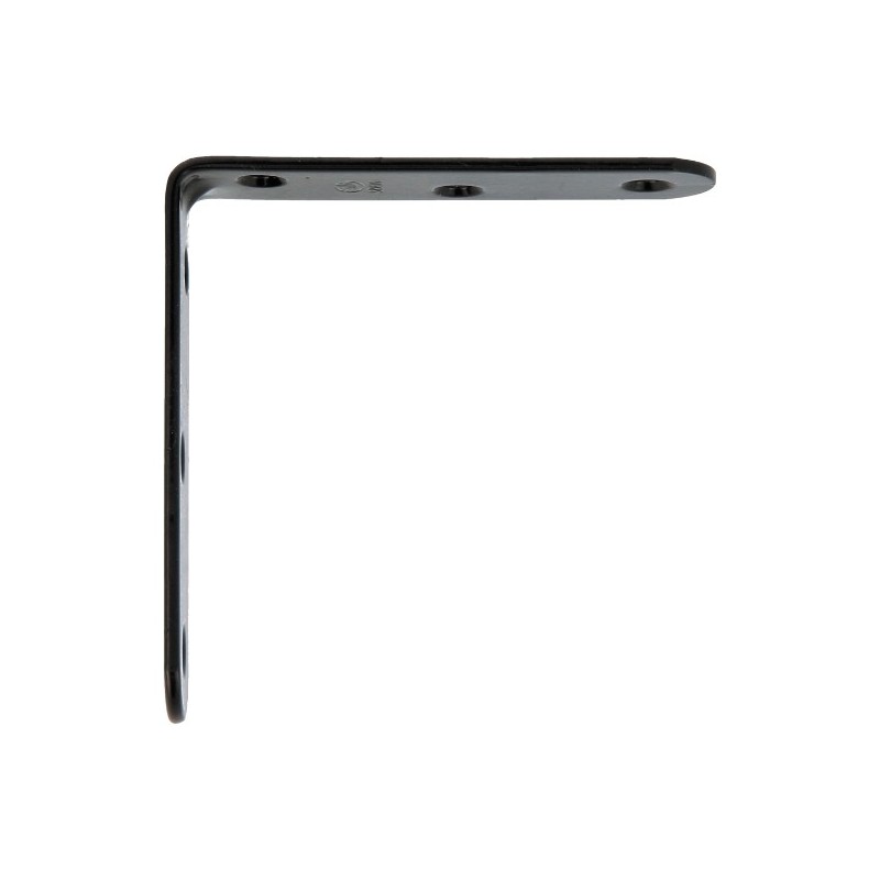 AMIG 22511  
 Ángulo 3  
 80 x 19 x 2 mm  
 Acero  
 Negro