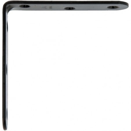 AMIG 22511  
 Ángulo 3  
 80 x 19 x 2 mm  
 Acero  
 Negro