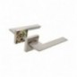 AMIG 22517  
 Manilla con roseta + bocallaves ZAHORA  
 51 x 51 mm  
 Zamak  
 Cromado mate