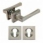 AMIG 22519  
 Manilla con roseta + bocallaves VEJER  
 51 x 51 mm  
 Zamak  
 Cromado mate