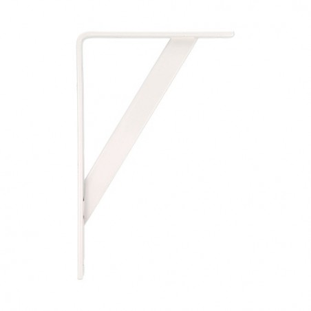 AMIG 22590  
 Palomilla reforzada 9  
 250 x 150 mm  
 Acero  
 Blanco