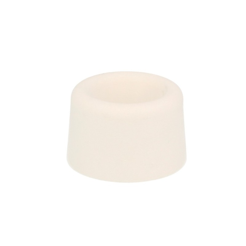 AMIG 22599  
 Tope puerta 410  
 Ø23 x 23 mm  
 Goma  
 Blanco