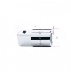 928/16 Adaptador con cuadrado hembra de 3/4&quot, y macho 1&quot,, cromado