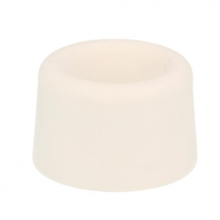 AMIG 22603  
 Tope puerta 410  
 Ø40 x 25 mm  
 Goma  
 Blanco