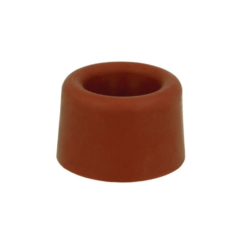 AMIG 22604  
 Tope puerta 410  
 Ø40 x 25 mm  
 Goma  
 Marrón