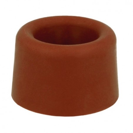 AMIG 22604  
 Tope puerta 410  
 Ø40 x 25 mm  
 Goma  
 Marrón