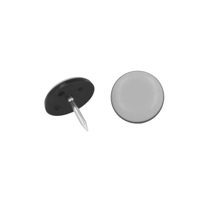 AMIG 22612  
 Patín deslizador 78  
 Ø22 mm  
 Teflón  
 Gris