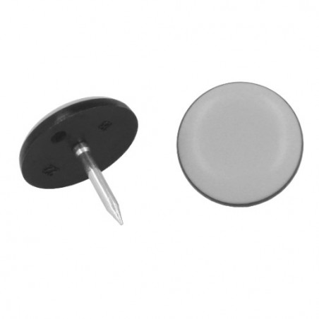 AMIG 22612  
 Patín deslizador 78  
 Ø22 mm  
 Teflón  
 Gris