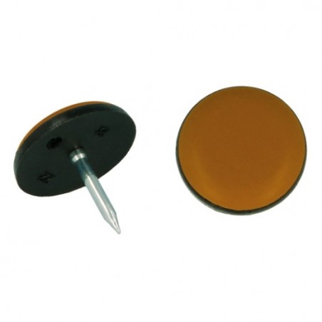 AMIG 22613  
 Patín deslizador 78  
 Ø22 mm  
 Teflón  
 Marrón