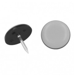 AMIG 22614  
 Patín deslizador 78  
 Ø30 mm  
 Teflón  
 Gris