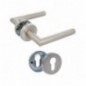 AMIG 22620  
 Manilla con roseta 7RBX  
 Ø53 mm  
 Acero inoxidable  
 Mate