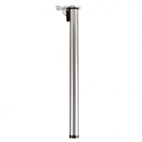 AMIG 22623  
 Pata de mesa 17  
 Ø50 x 710 mm  
 Acero  
 Cromado mate