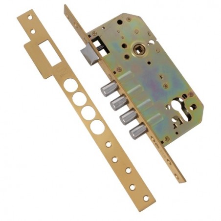AMIG 22626  
 Cerradura 100 BASE  
 60/85  
 Latón  
 Mate