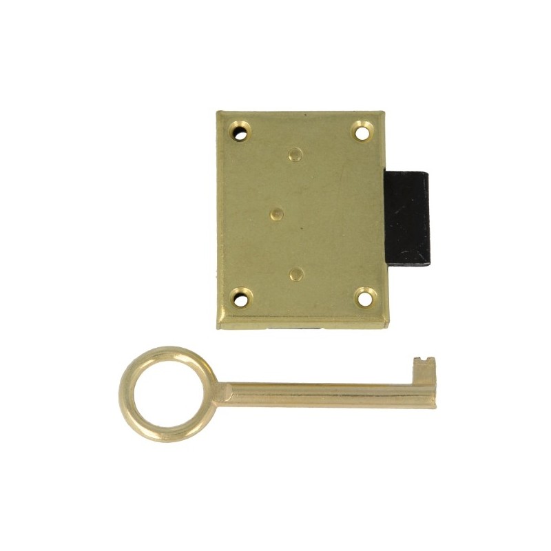 AMIG 22642  
 Cerradura mueble 9  
 30 mm  
 Latón  
 Mate