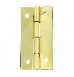AMIG 22645  
 Bisagra estuche 12  
 20 x 10 mm  
 Latón  
 Mate