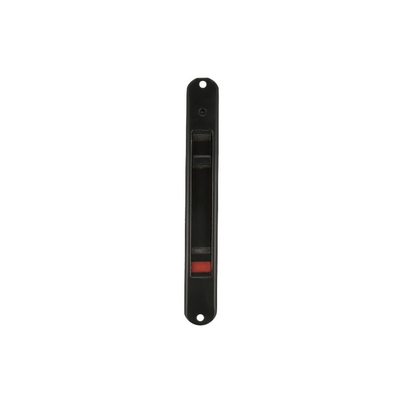 AMIG 22655  
 Cierre de embutir 3650  
 174 x 23 mm  
 Aluminio  
 Negro