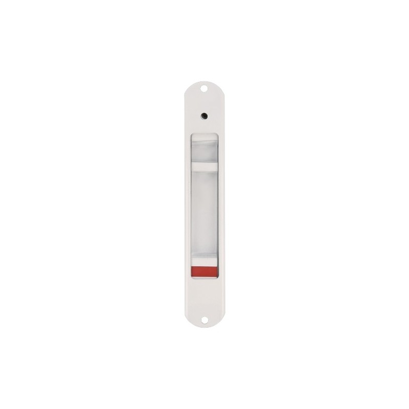 AMIG 22658  
 Cierre de embutir 3800  
 174 x 29 mm  
 Aluminio  
 Blanco