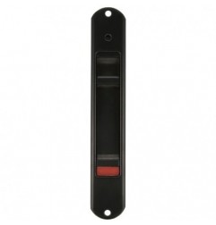 AMIG 22659  
 Cierre de embutir 3800  
 174 x 29 mm  
 Aluminio  
 Negro