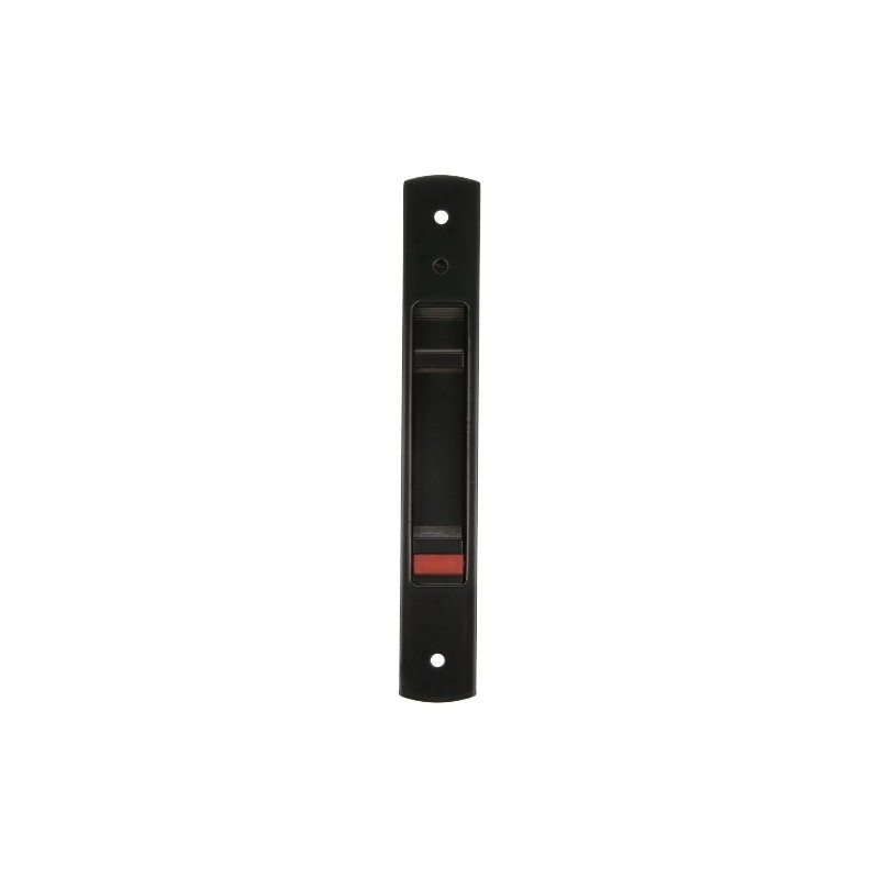 AMIG 22661  
 Cierre de embutir 3850  
 192 x 28 mm  
 Aluminio  
 Negro