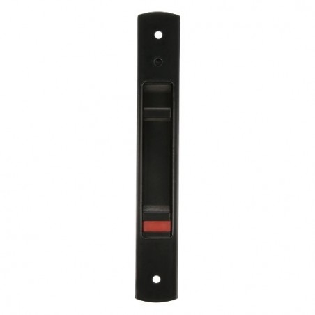 AMIG 22661  
 Cierre de embutir 3850  
 192 x 28 mm  
 Aluminio  
 Negro