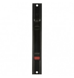 AMIG 22669  
 Cierre de embutir 3600  
 174 x 23 mm  
 Aluminio  
 Negro