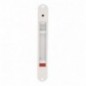 AMIG 22670  
 Cierre de embutir 3650  
 174 x 23 mm  
 Aluminio  
 Blanco