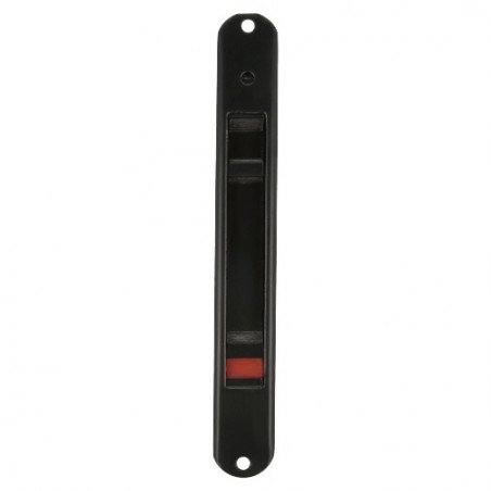 AMIG 22671  
 Cierre de embutir 3650  
 174 x 23 mm  
 Aluminio  
 Negro