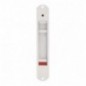 AMIG 22674  
 Cierre de embutir 3800  
 174 x 29 mm  
 Aluminio  
 Blanco