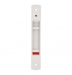 AMIG 22676  
 Cierre de embutir 3850  
 192 x 28 mm  
 Aluminio  
 Blanco