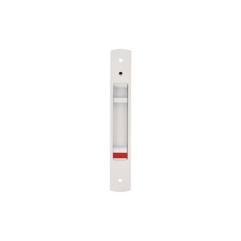 AMIG 22676  
 Cierre de embutir 3850  
 192 x 28 mm  
 Aluminio  
 Blanco
