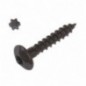 AMIG 22687  
 Tirafondo inviolable 7000  
 M7 x 40 mm  
 Acero  
 Zincado negro