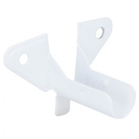 AMIG 22694  
 Soporte lateral 32  
 36 x 61 mm  
 Acero  
 Blanco
