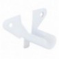AMIG 22694  
 Soporte lateral 32  
 36 x 61 mm  
 Acero  
 Blanco