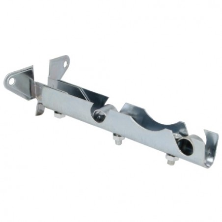AMIG 22699  
 Soporte frente extensible doble 34  
 143-155 x 68 mm  
 Acero  
 Cromado