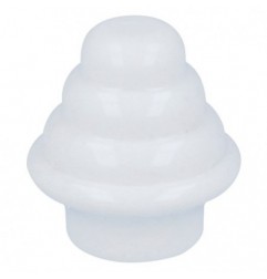 AMIG 22704  
 Terminal bellota 40  
 Ø25 x 26,5 mm  
 Plástico  
 Blanco