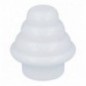 AMIG 22704  
 Terminal bellota 40  
 Ø25 x 26,5 mm  
 Plástico  
 Blanco