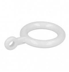 AMIG 22708  
 Anilla visillo 50  
 Ø20 mm  
 Plástico  
 Blanco