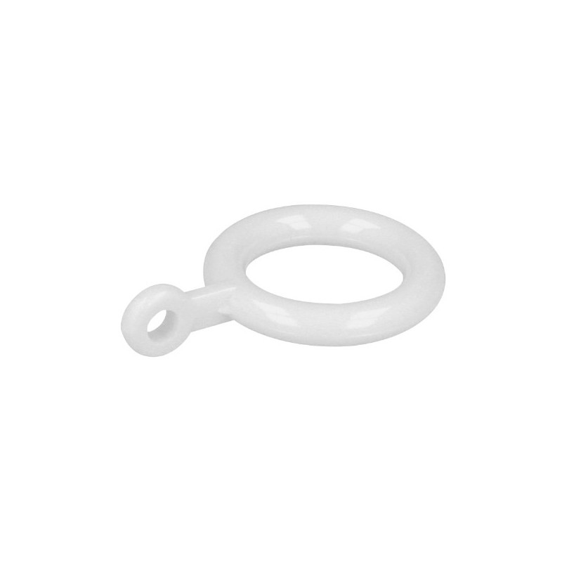 AMIG 22708  
 Anilla visillo 50  
 Ø20 mm  
 Plástico  
 Blanco