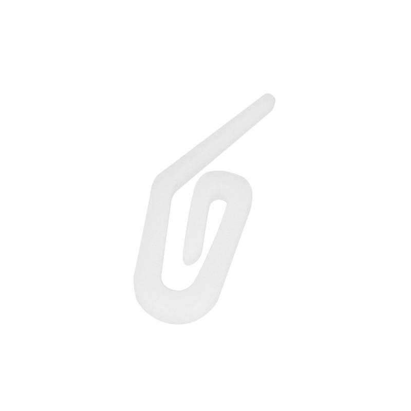 AMIG 22710  
 Corchete visillo 10  
 Plástico  
 Blanco