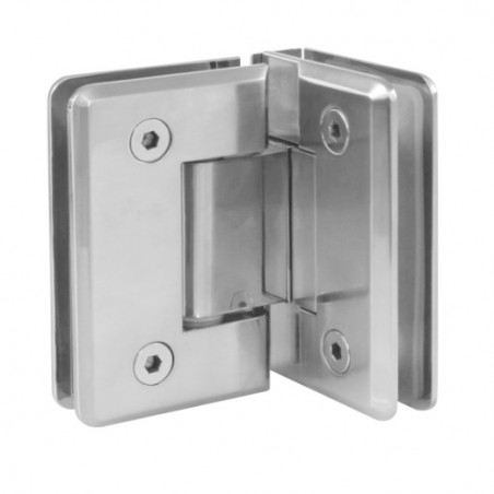 AMIG 22716  
 Bisagra de ducha B  
 88 x 54 mm  
 Zamak  
 Cromado brillo