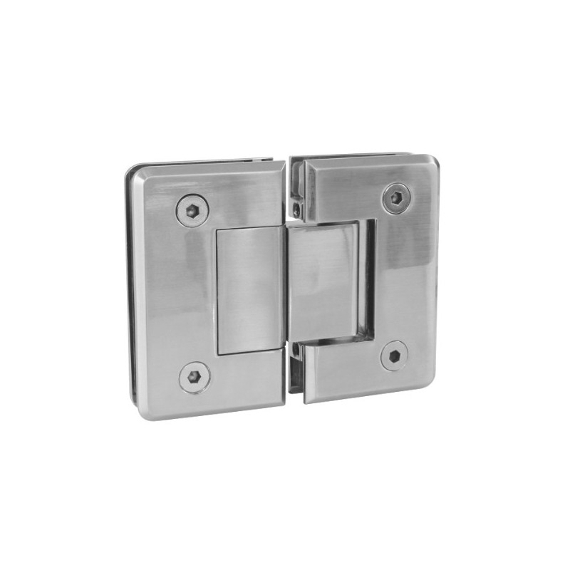 AMIG 22717  
 Bisagra de ducha C  
 88 x 54 mm  
 Zamak  
 Cromado brillo